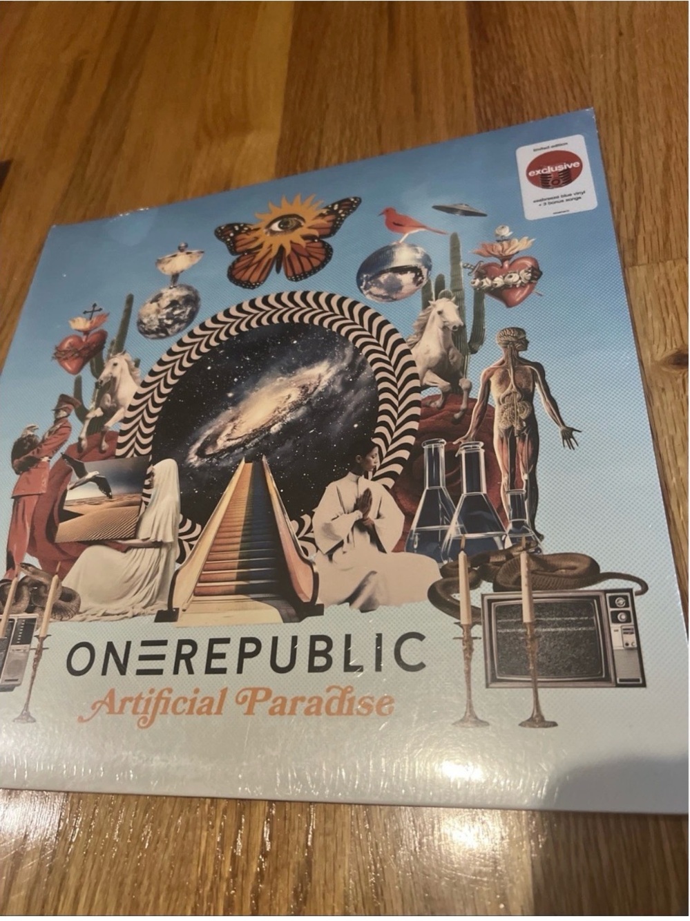 ONEREPUBLIC Artificial Paradise Vinyl Album in Seabreeze blue vinyl